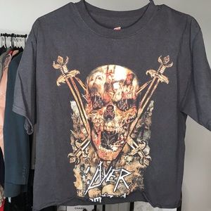 Slayer Final World Tour 2019 Cropped T-Shirt!